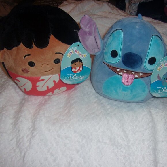 Bundle of 2 Disney Lilo & Stitch Squishmallow New with tags - Picture 1 of 2
